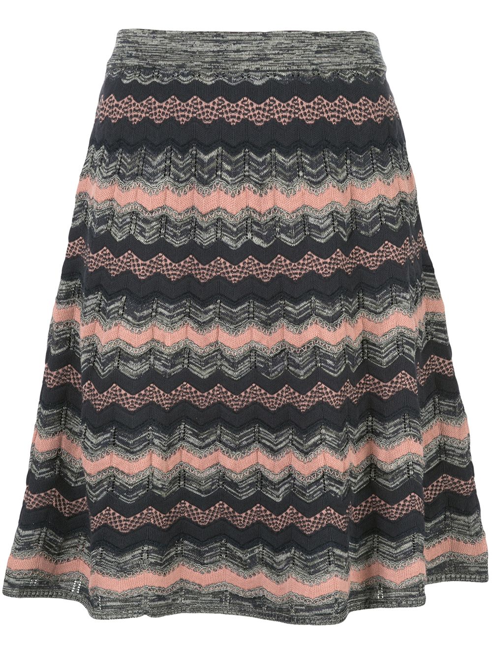 фото M Missoni юбка А-силуэта в полоску