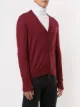Gieves & Hawkes v-neck fine knit cardigan