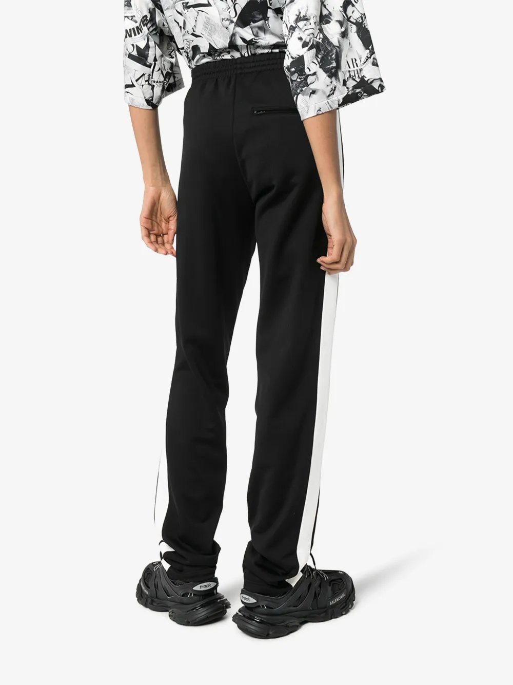 BALENCIAGA SIDE STRIPE TERRY TRACK PANTS,601489TGV0414534872
