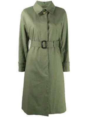 long women's trench coat with hood