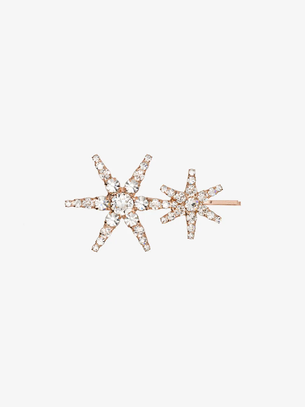 Jennifer Behr Venus Star Rose Gold-tone Crystal Hair Slide In Gold