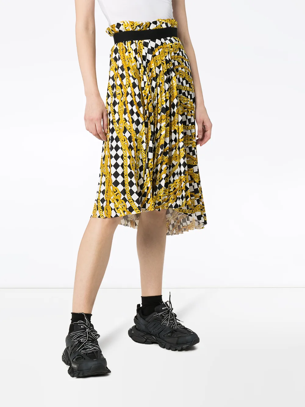 Balenciaga Asymmetrische rok Wit
