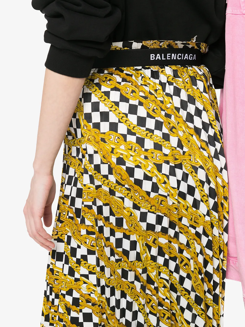 Balenciaga Asymmetrische rok Wit