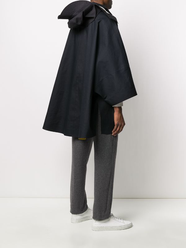 Louis Vuitton Hooded Cape Coat with Belt in 2023