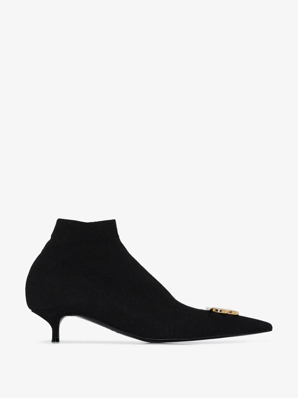 BALENCIAGA BLACK KNIFE 40 BB ANKLE BOOTS,591022W180314535169