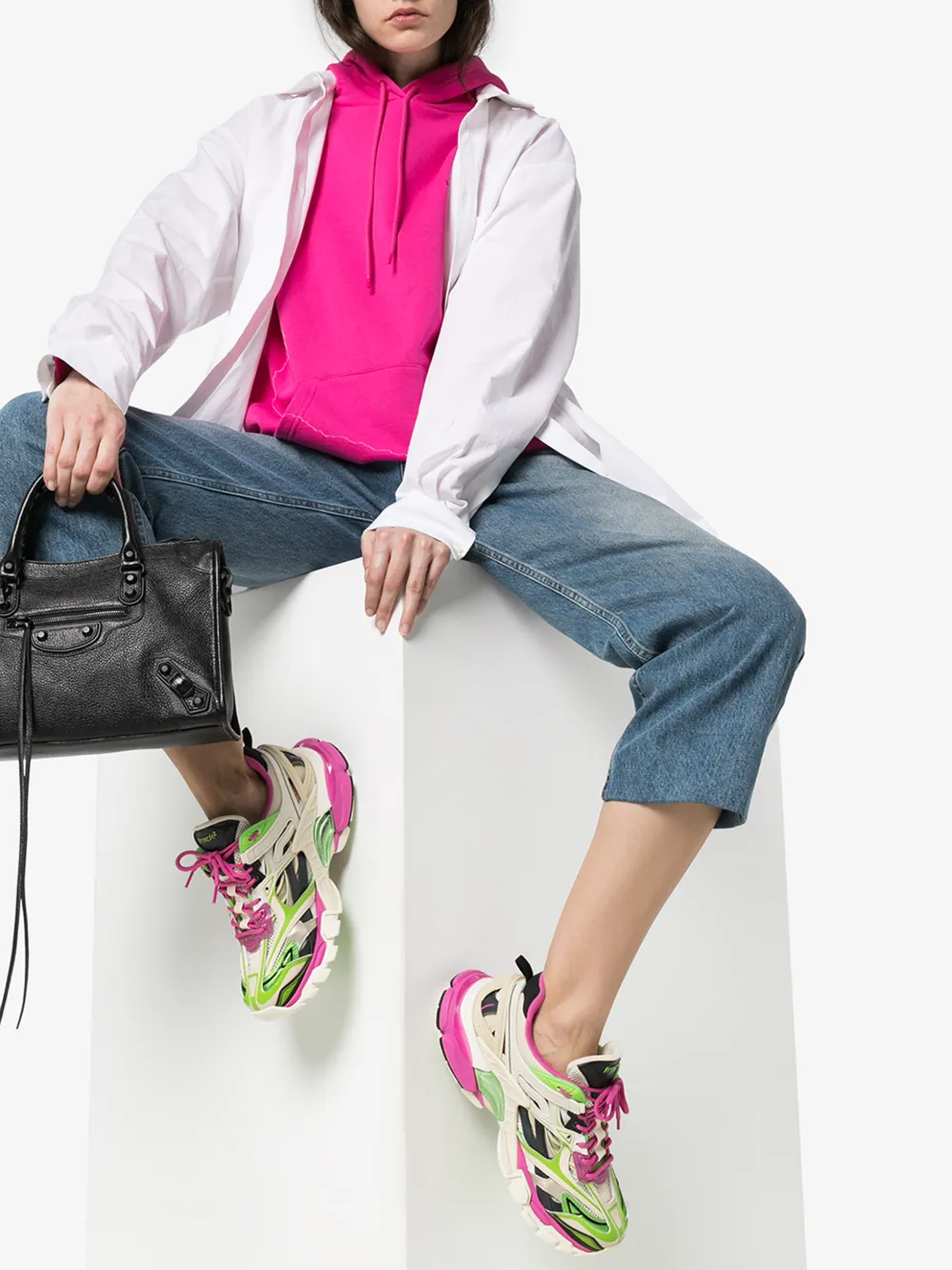 BALENCIAGA BALENCIAGA MULTICOLOURED TRACK 2 SNEAKERS,568615W2GN314535185
