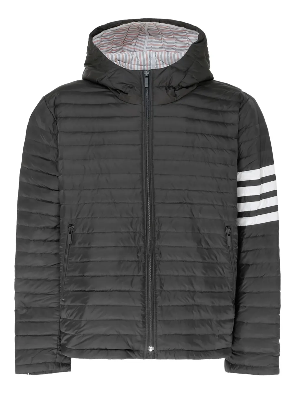 Thom Browne 4 stripe padded jacket | Black | Image 1