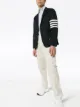 Image 2 of Thom Browne unconstructed 4-Bar single-breasted blazer