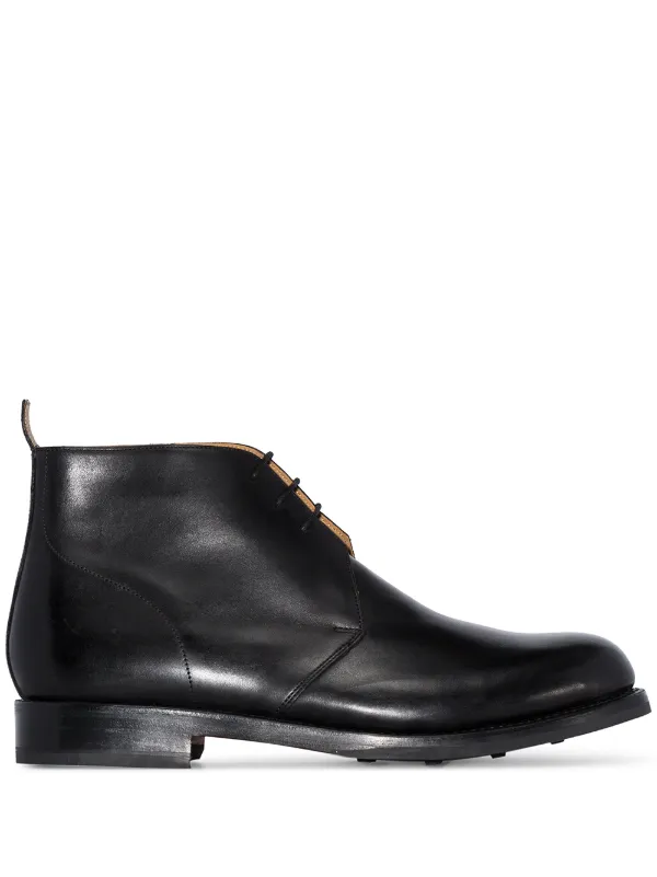 black grenson boots