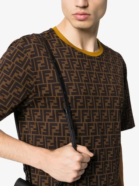 Fendi Monogram Logo Print T-shirt 