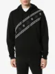 Fendi Karligraphy logo stripe hoodie