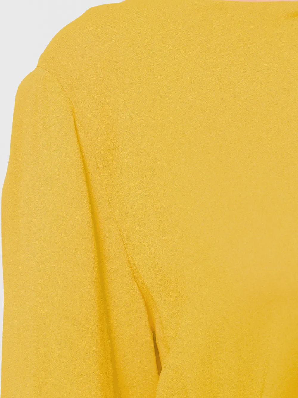 Stella McCartney Blouse met keyhole Geel