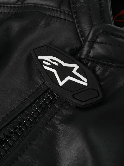 DIESEL X ALPINESTARS ASTARS-LDUE BIKER JACKET