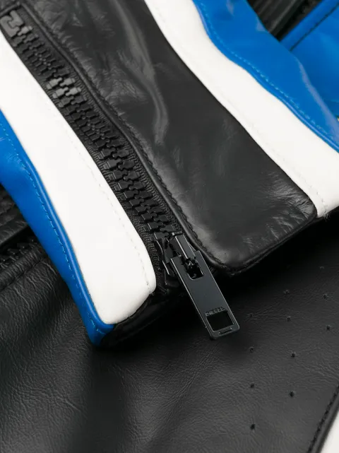 DIESEL X ALPINESTARS ASTARS-LDUE BIKER JACKET