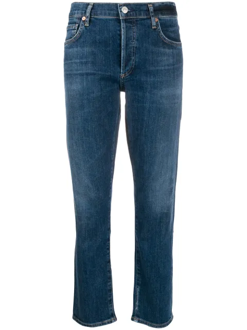 Click to view more detailed imagery on our partner's website Citizens Of Humanity Emerson Straight Slim-fit Mid-rise Boyfriend Jeans In Blue
