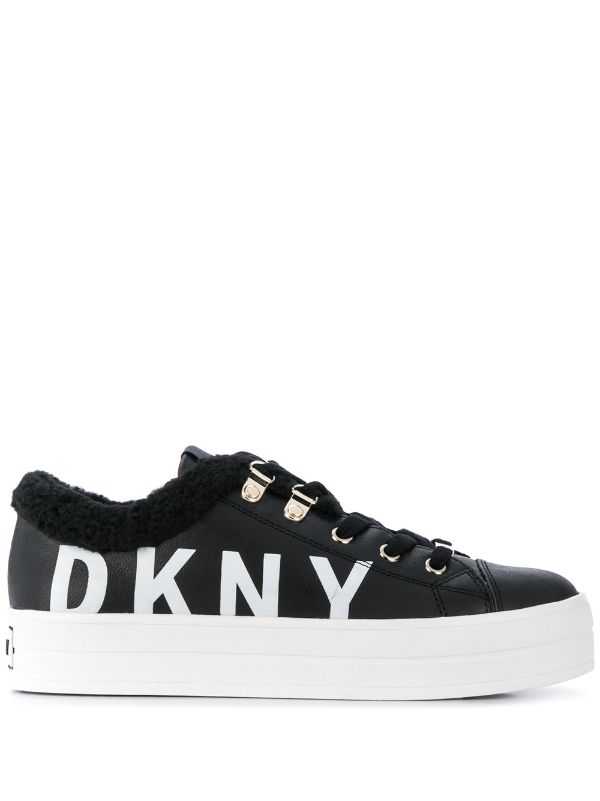 dkny logo sneakers