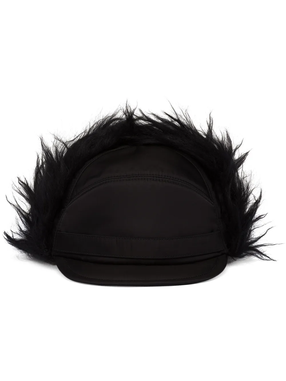 Prada casquette fourrée - Noir Top Merken Winkel