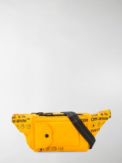 off white industrial belt bag