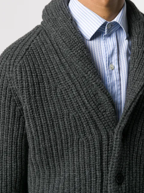 scott & charters shawl collar cardigan