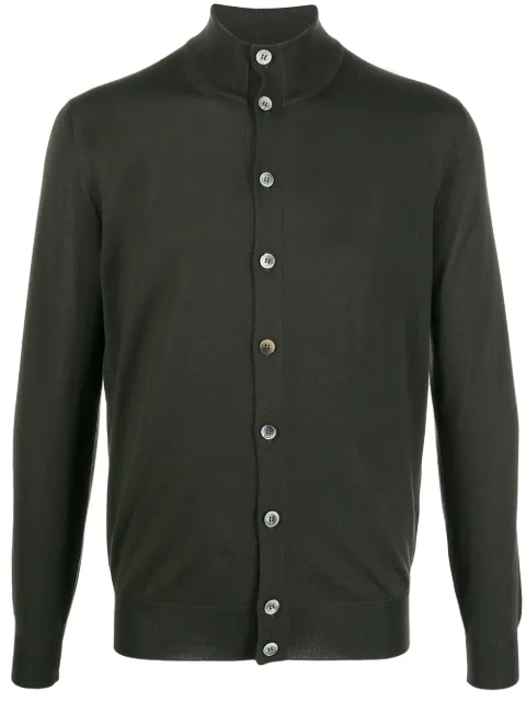 Dell'oglio funnel neck knit cardigan