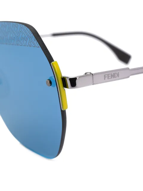 Fendi Eyewear Occhiali Da Sole Esagonali - Farfetch