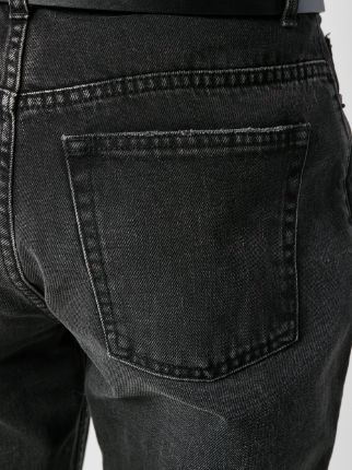 tapered loose-fit denim jeans展示图