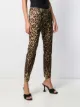 Dolce & Gabbana leopard print cropped jeans
