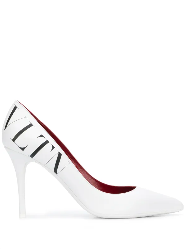 vltn white pumps