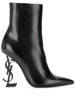 saint laurent boots black