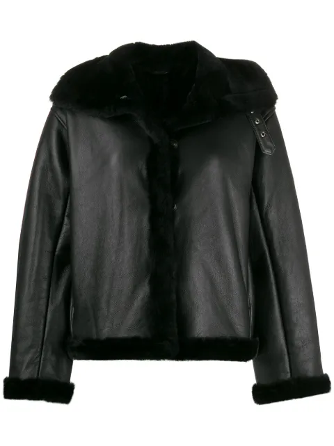 YMC YOU MUST CREATE OVERSIZED SHEARLING JACKET