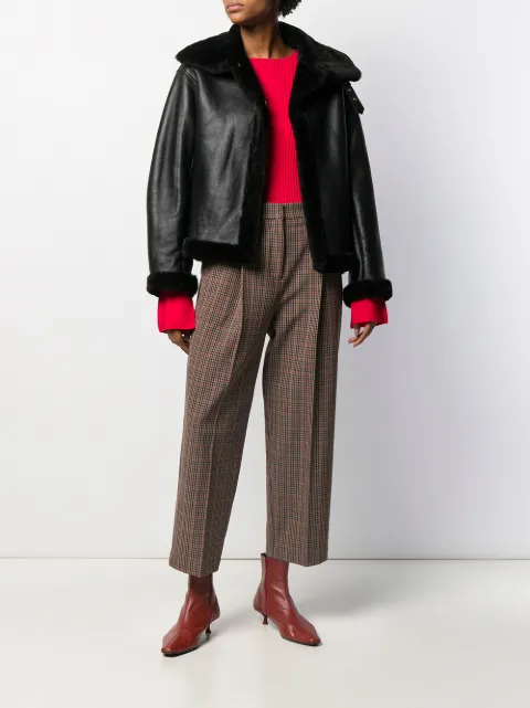 YMC YOU MUST CREATE OVERSIZED SHEARLING JACKET