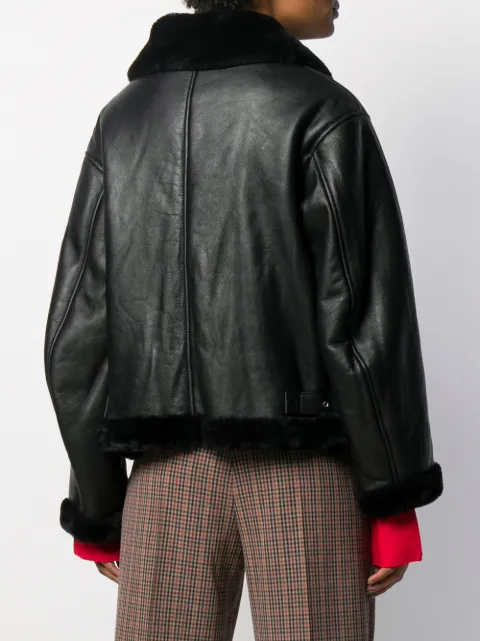 YMC YOU MUST CREATE OVERSIZED SHEARLING JACKET