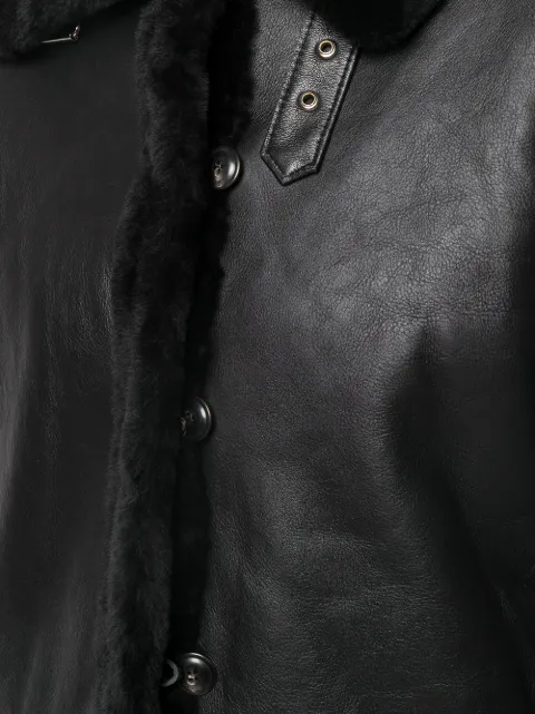 YMC YOU MUST CREATE OVERSIZED SHEARLING JACKET