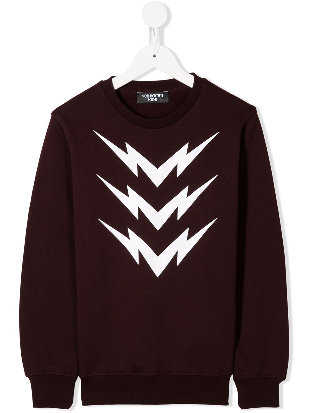 фото Neil Barrett Kids lightning print sweatshirt