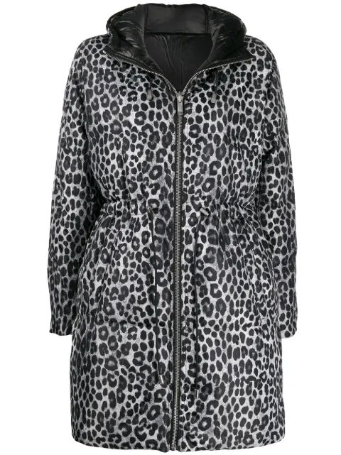 michael kors leopard puffer jacket