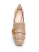 Gucci Plateau-Pumps mit Zierlasche