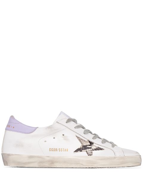 golden goose snake print sneakers