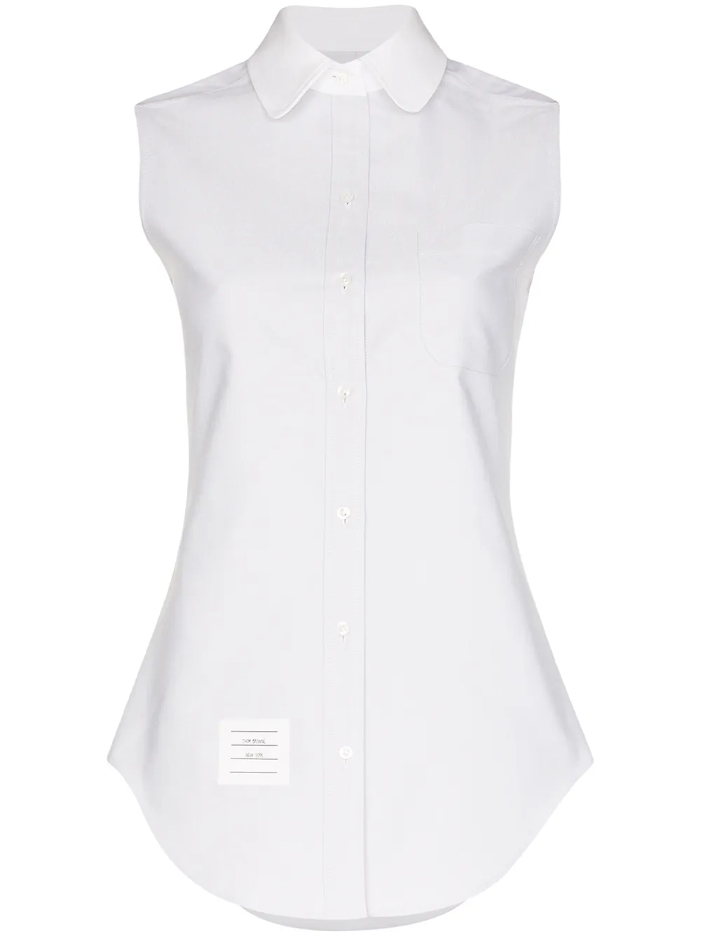 Thom Browne Ärmelloses Oxford-Hemd vWd7E 9uERK Thom Browne Ärmelloses Oxford-Hemd vWd7E 9uERK