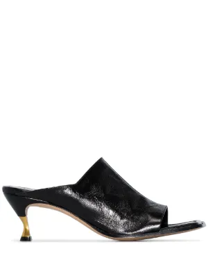 bottega veneta leather mules