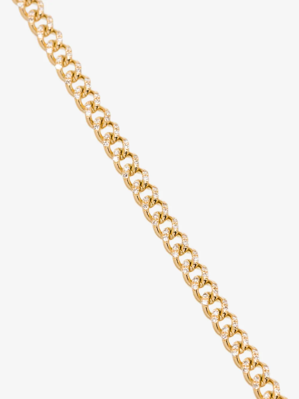 Shay 18k Yellow Gold Baby Link Diamond Choker Necklace In Yellow Gold
