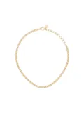SHAY 18kt yellow gold Baby Link pavé diamond choker