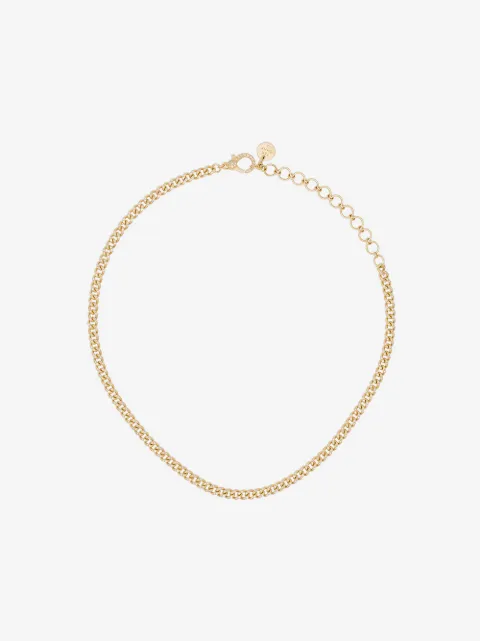 SHAY 18K yellow gold baby link pavé diamond choker