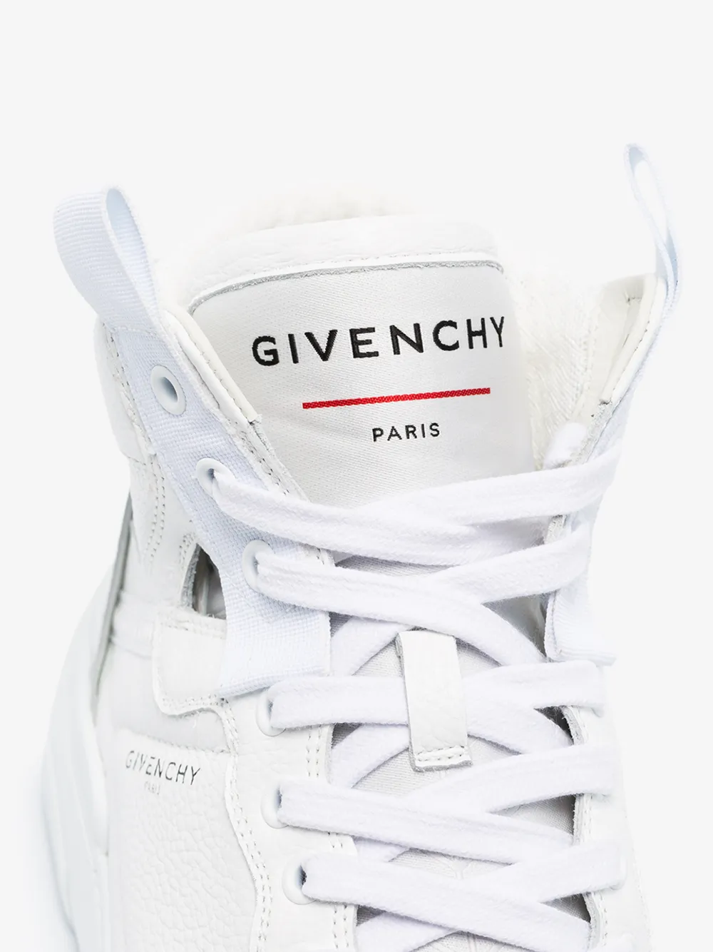 GIVENCHY WHITE HIGH TOP WING BASKETBALL SNEAKERS,BE000VE0L914540215