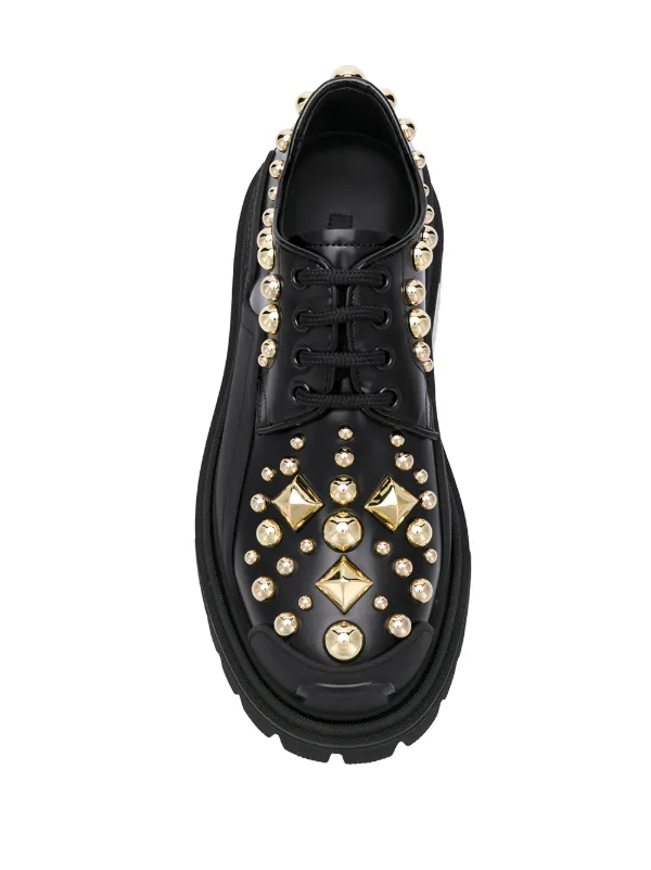 Dolce & Gabbana stud-embellished lace-up Shoes - Farfetch