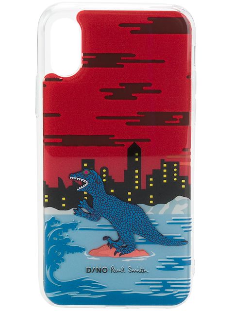 Ps By Paul Smith Dino Print Iphone X Case In Red