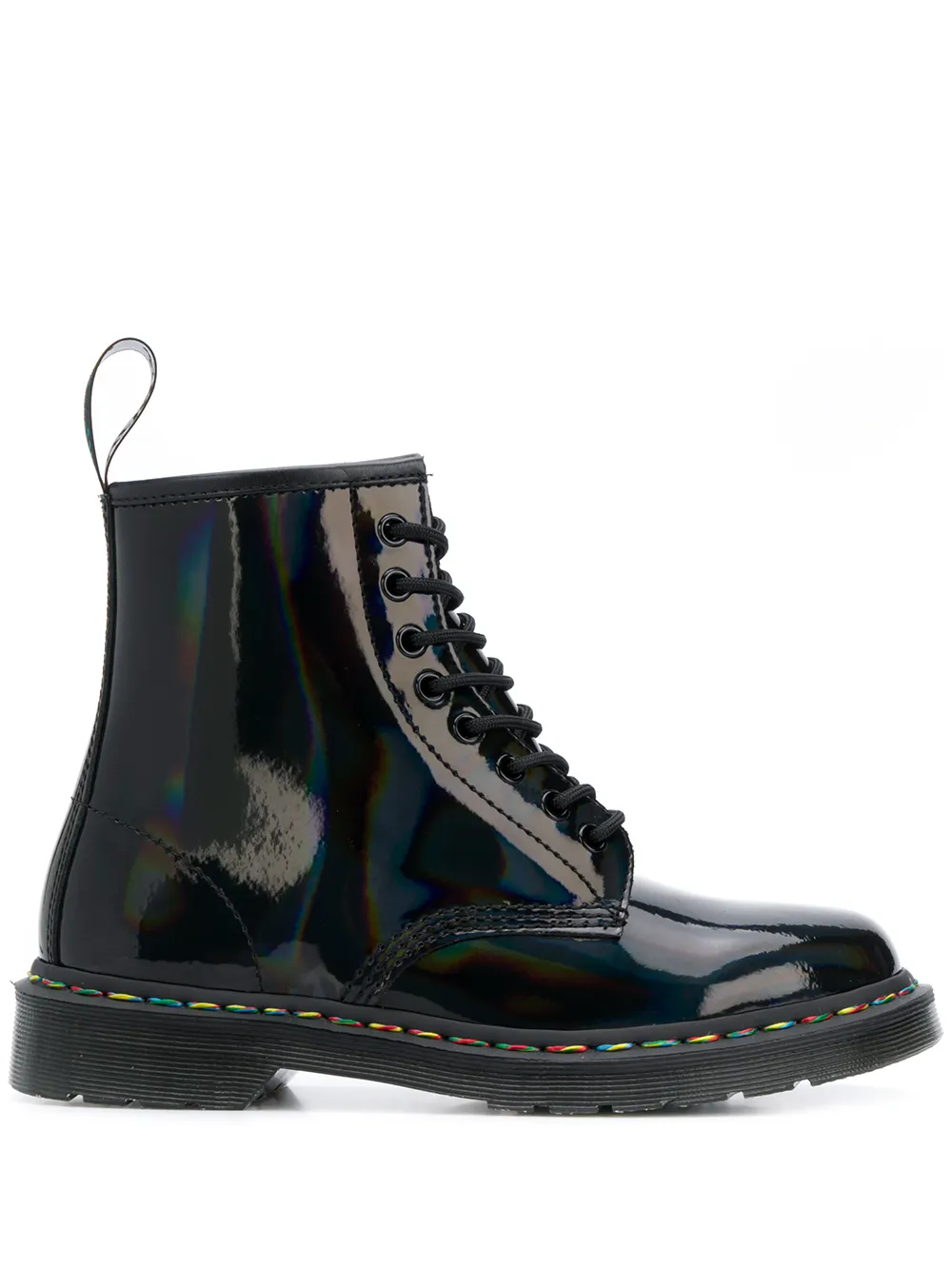 фото Dr. martens ботинки с голографичным эффектом