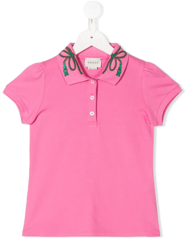 pink gucci polo