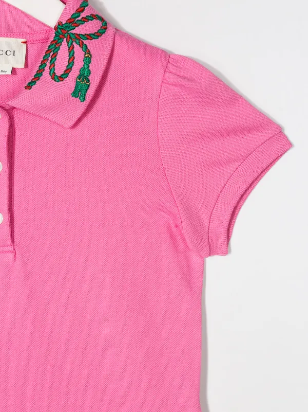 pink gucci polo