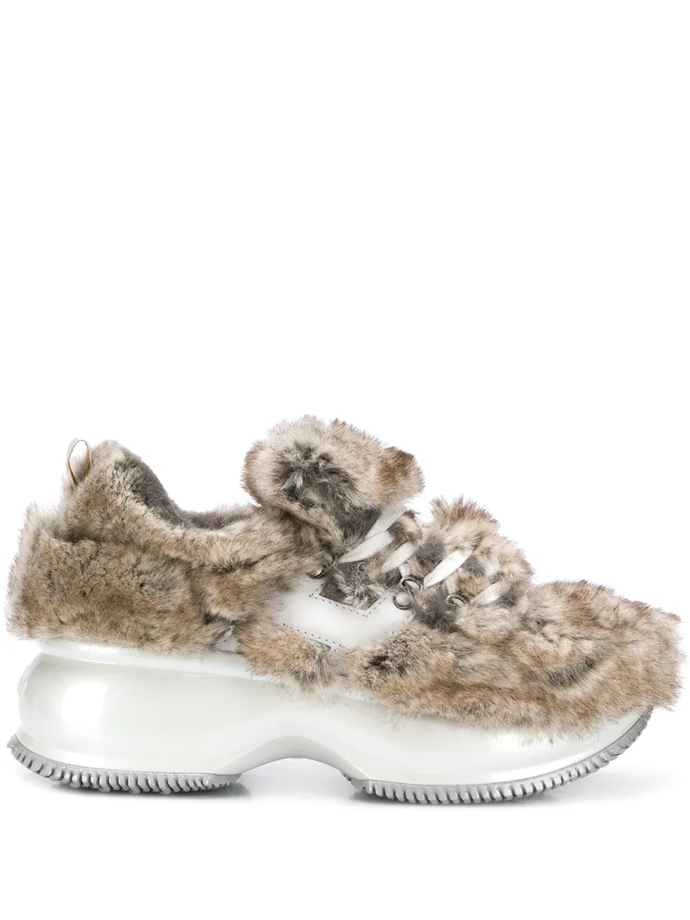 Hogan Maxi I Active leren sneakers Wit