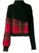 Image 1 of UNRAVEL PROJECT tartan panel jumper